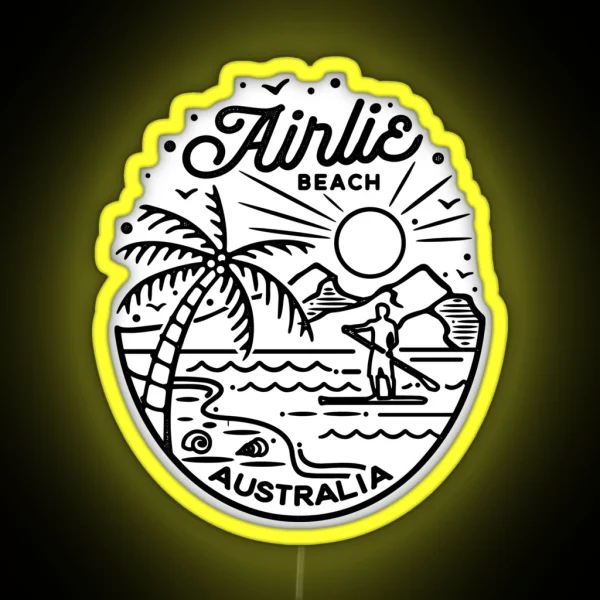 Airlie Beach SUP RGB Neon Sign