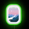 Airplane Window View RGB Neon Sign - Image 4