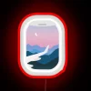 Airplane Window View RGB Neon Sign - Image 2