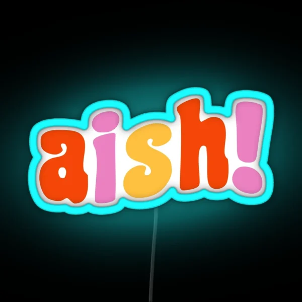 Aish Kdrama RGB Neon Sign