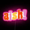 RGB Neon Sign Canvas Art Decorations Inspired by Aish KDramas