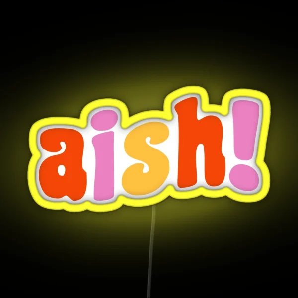 Aish Kdrama RGB Neon Sign