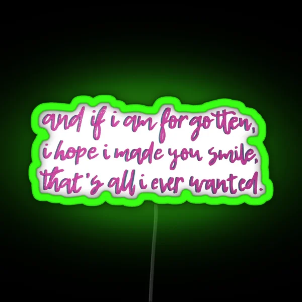 Ajr Finale Can T Wait To See What You Do Next RGB Neon Sign