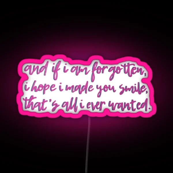 Ajr Finale Can T Wait To See What You Do Next RGB Neon Sign