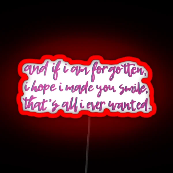 Ajr Finale Can T Wait To See What You Do Next RGB Neon Sign