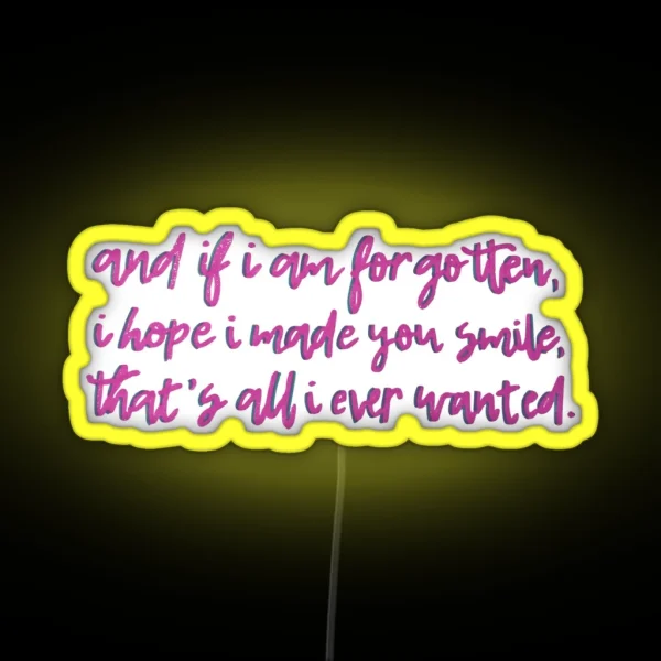 Ajr Finale Can T Wait To See What You Do Next RGB Neon Sign