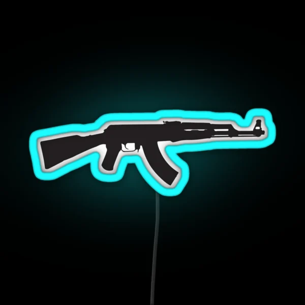 AK 47 RGB Neon Sign