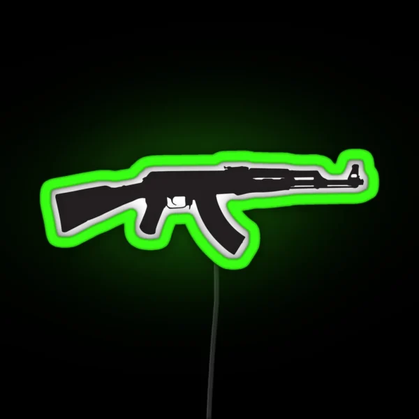 AK 47 RGB Neon Sign
