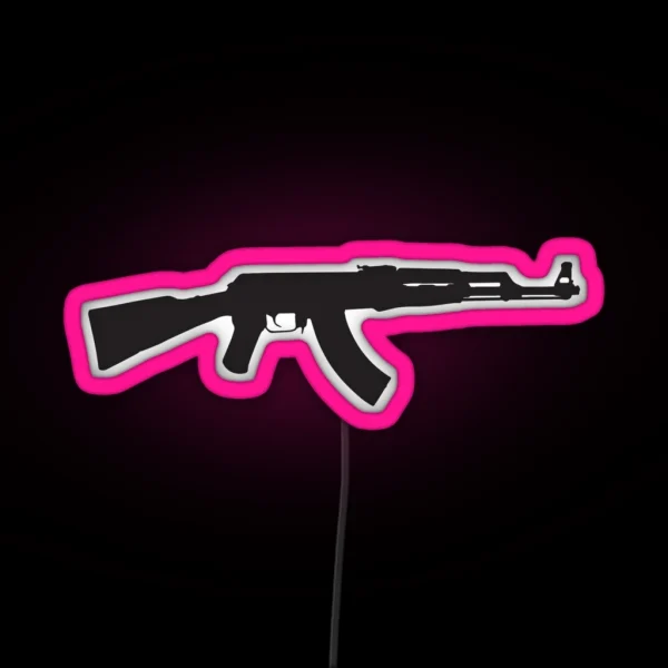 AK 47 RGB Neon Sign