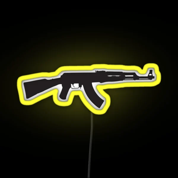 AK 47 RGB Neon Sign