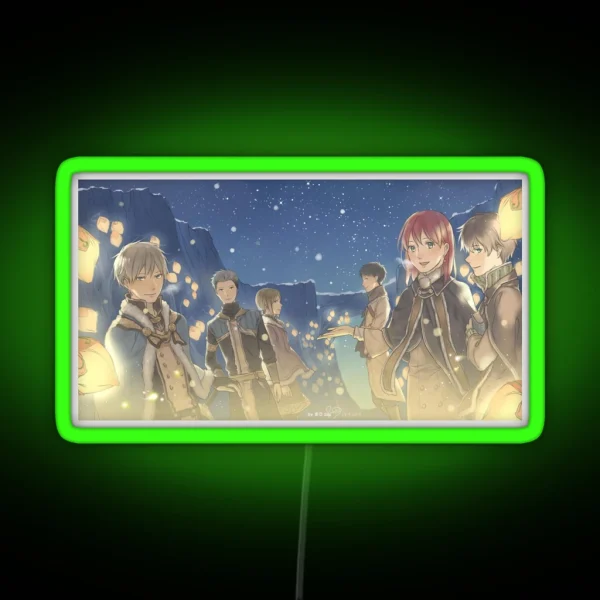 Akagami No Shirayuki Hime Zen Shirayuki RGB Neon Sign