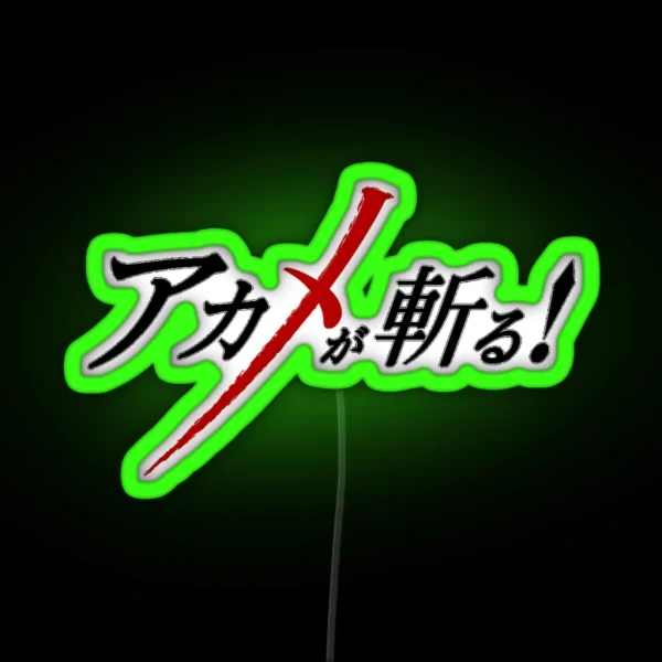 Akame Ga Kill RGB Neon Sign