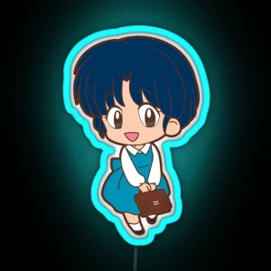 AKANE TENDO CHIBI RANMA 1 2 RGB Neon Sign