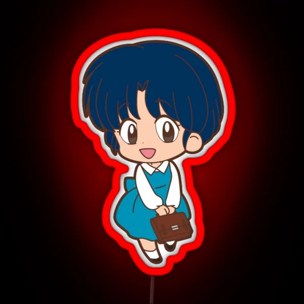 AKANE TENDO CHIBI RANMA 1 2 RGB Neon Sign