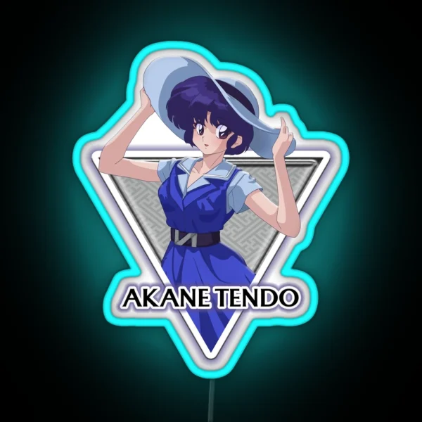 Akane Tendo In Ranma 1 2 RGB Neon Sign