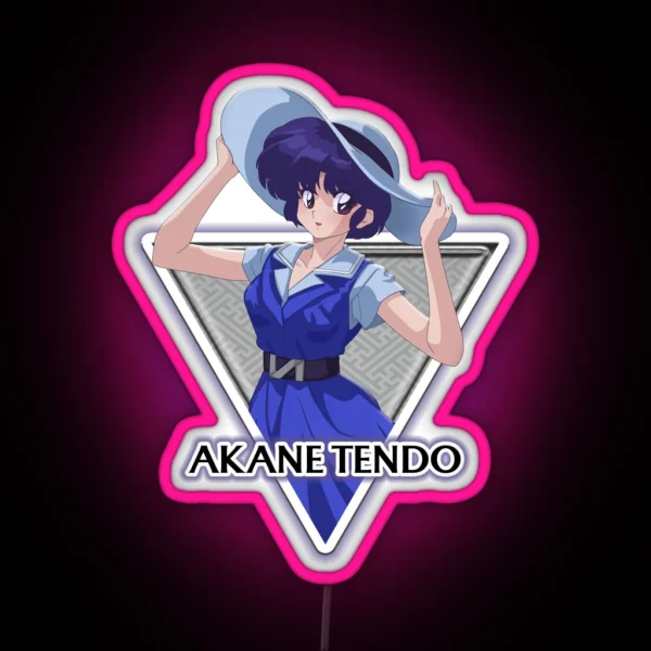 Akane Tendo In Ranma 1 2 RGB Neon Sign