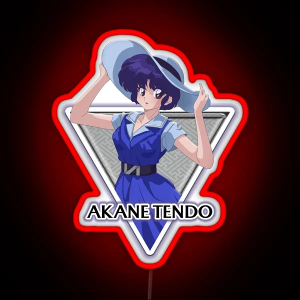 Akane Tendo In Ranma 1 2 RGB Neon Sign