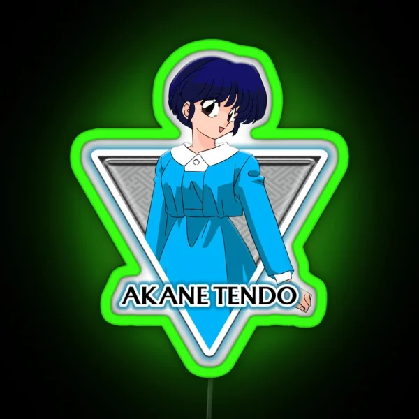 Akane Tendo In Ranma 1 2 RGB Neon Sign