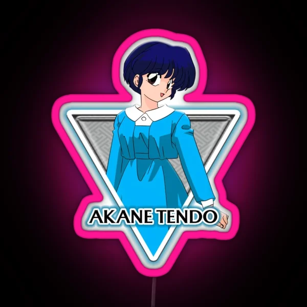 Akane Tendo In Ranma 1 2 RGB Neon Sign