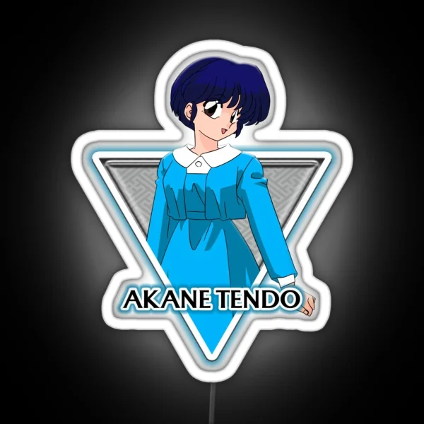 Akane Tendo In Ranma 1 2 RGB Neon Sign