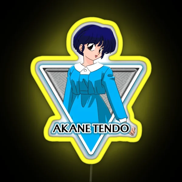 Akane Tendo In Ranma 1 2 RGB Neon Sign