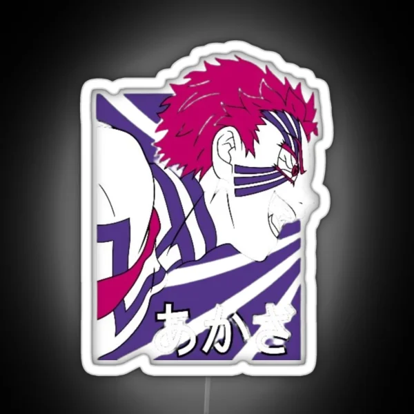 Akaza Demon Slayer RGB Neon Sign