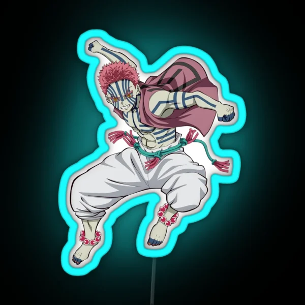 Akaza Hakuji Soyama Upper Moon Three RGB Neon Sign