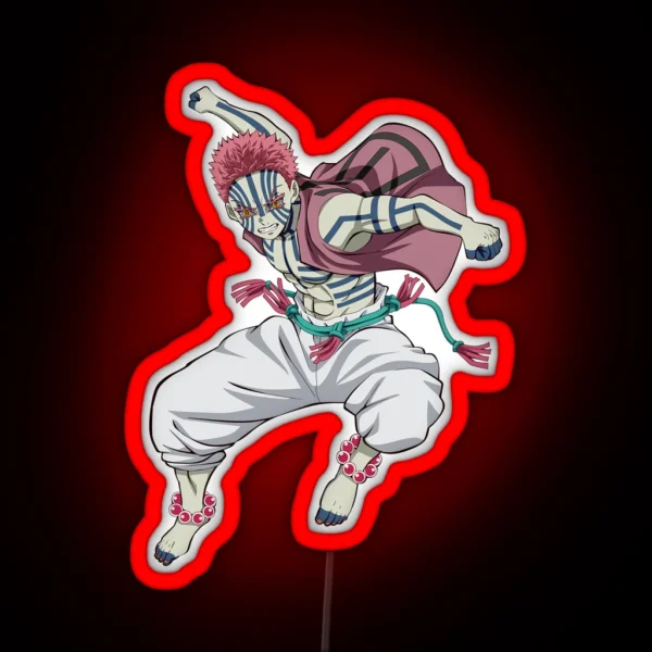 Akaza Hakuji Soyama Upper Moon Three RGB Neon Sign