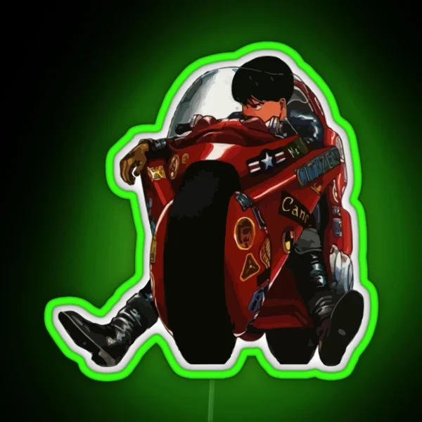 Akira Biker RGB Neon Sign