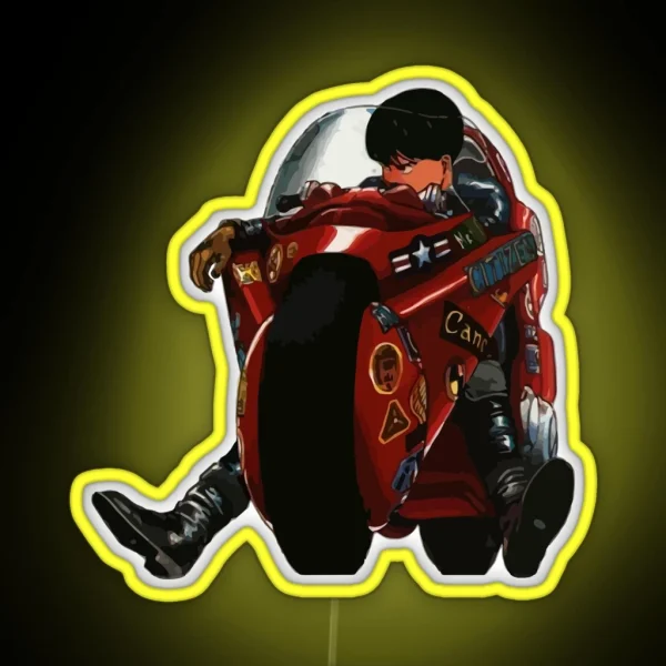 Akira Biker RGB Neon Sign