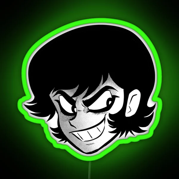 Akira Fudo Manga Devilman RGB Neon Sign