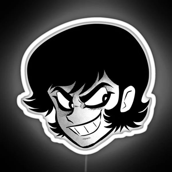 Akira Fudo Manga Devilman RGB Neon Sign