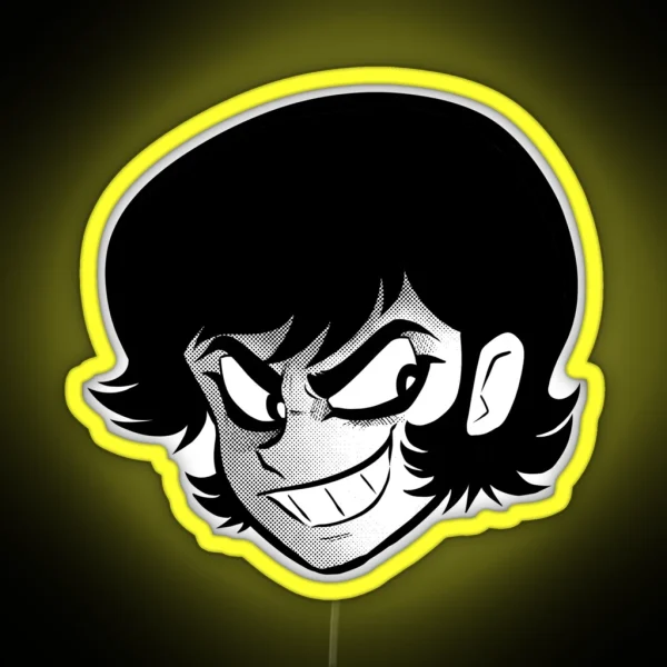 Akira Fudo Manga Devilman RGB Neon Sign
