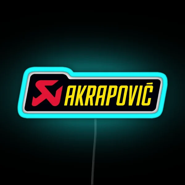 Akrapovic RGB Neon Sign