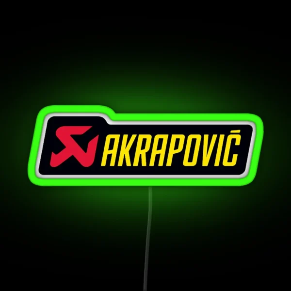 Akrapovic RGB Neon Sign