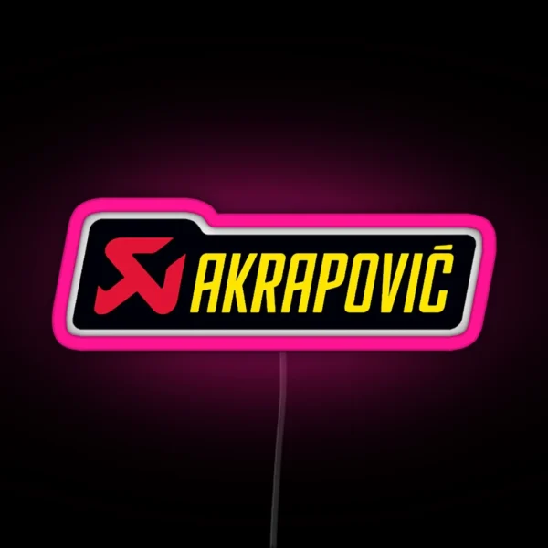 Akrapovic RGB Neon Sign
