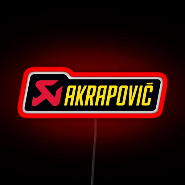 Akrapovic RGB Neon Sign