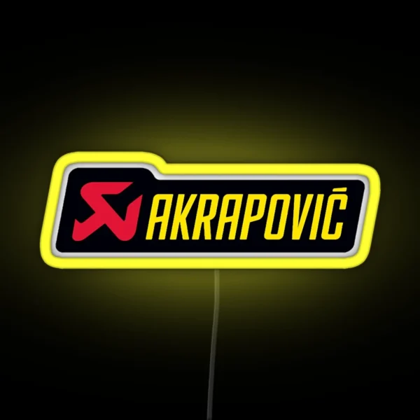 Akrapovic RGB Neon Sign