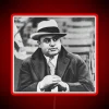 Vintage Chicago gangster vibes in bold, colorful Al Capone sign.