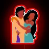 Aladdin And Jasmine RGB Neon Sign - Image 2