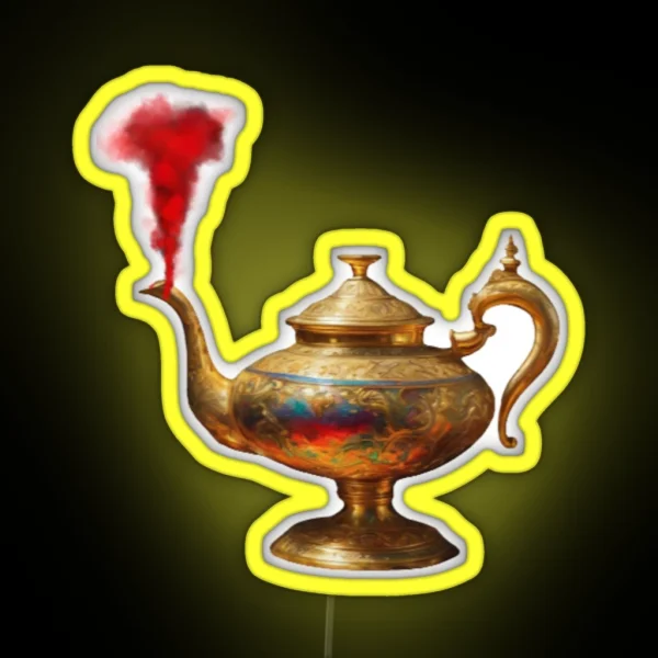 ALADDIN S MAGICAL LAMP RGB Neon Sign