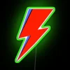 Vibrant RGB LED neon light sign for Aladdin Sane fans decor