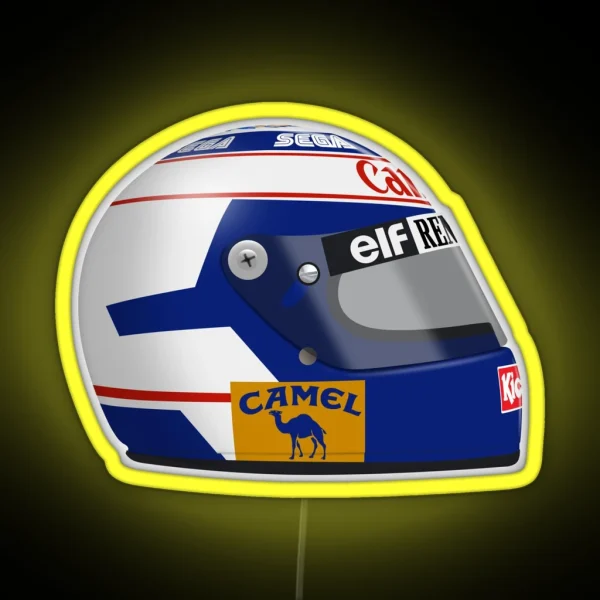 Alain Prost 1993 Helmet RGB Neon Sign