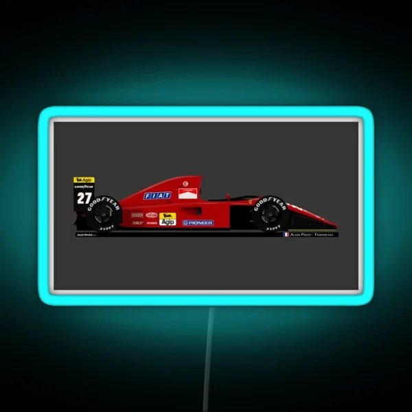 Alain Prost 643 RGB Neon Sign