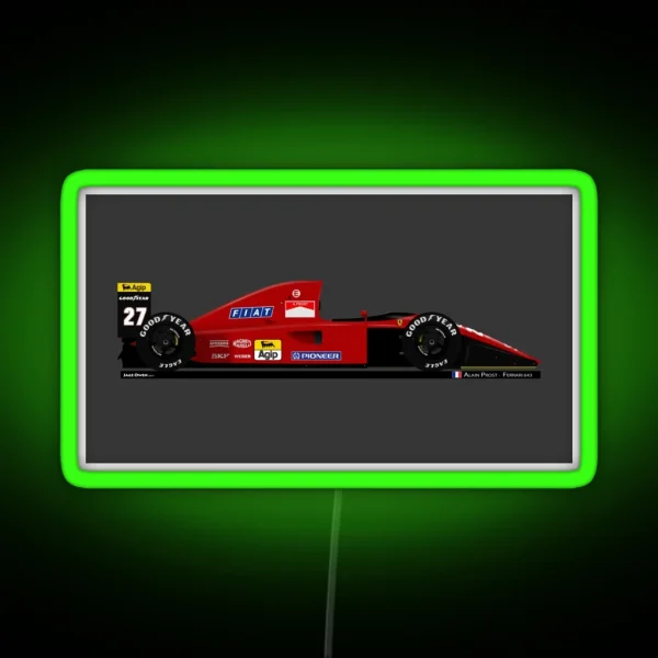 Alain Prost 643 RGB Neon Sign