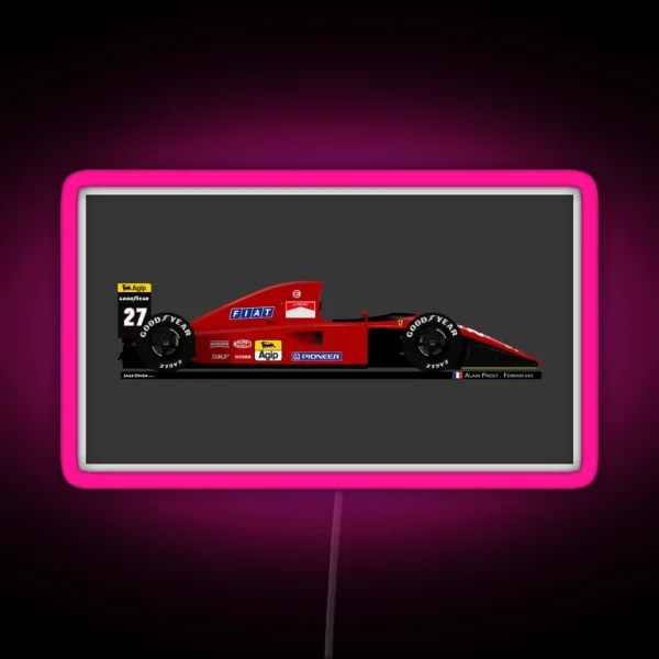 Alain Prost 643 RGB Neon Sign