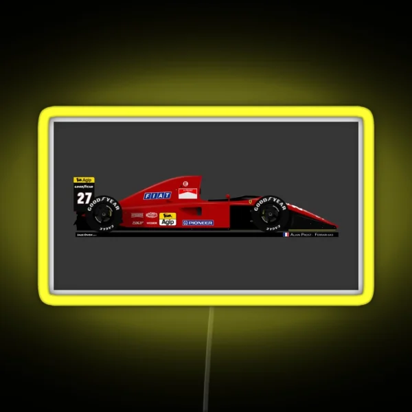Alain Prost 643 RGB Neon Sign