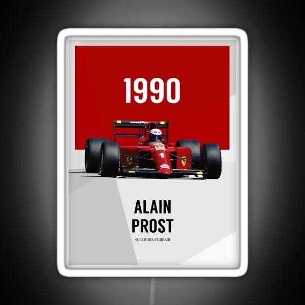 Alain Prost F1 1990 RGB Neon Sign