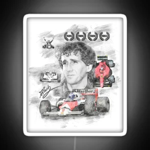 Alain Prost RGB Neon Sign