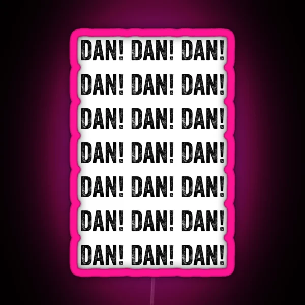 Alan Partridge DAN DAN DAN DAN Quote RGB Neon Sign